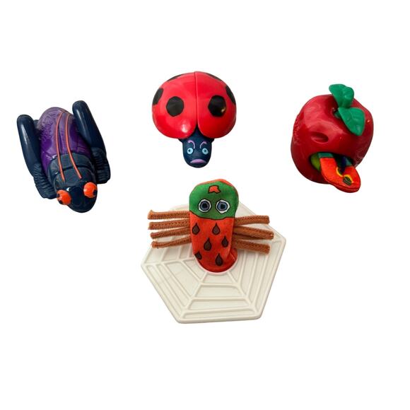 Vintage Eric Carle Finger Puppets McDonalds Happy Meal Toys Nostalgia Storytime - Picture 1 of 10